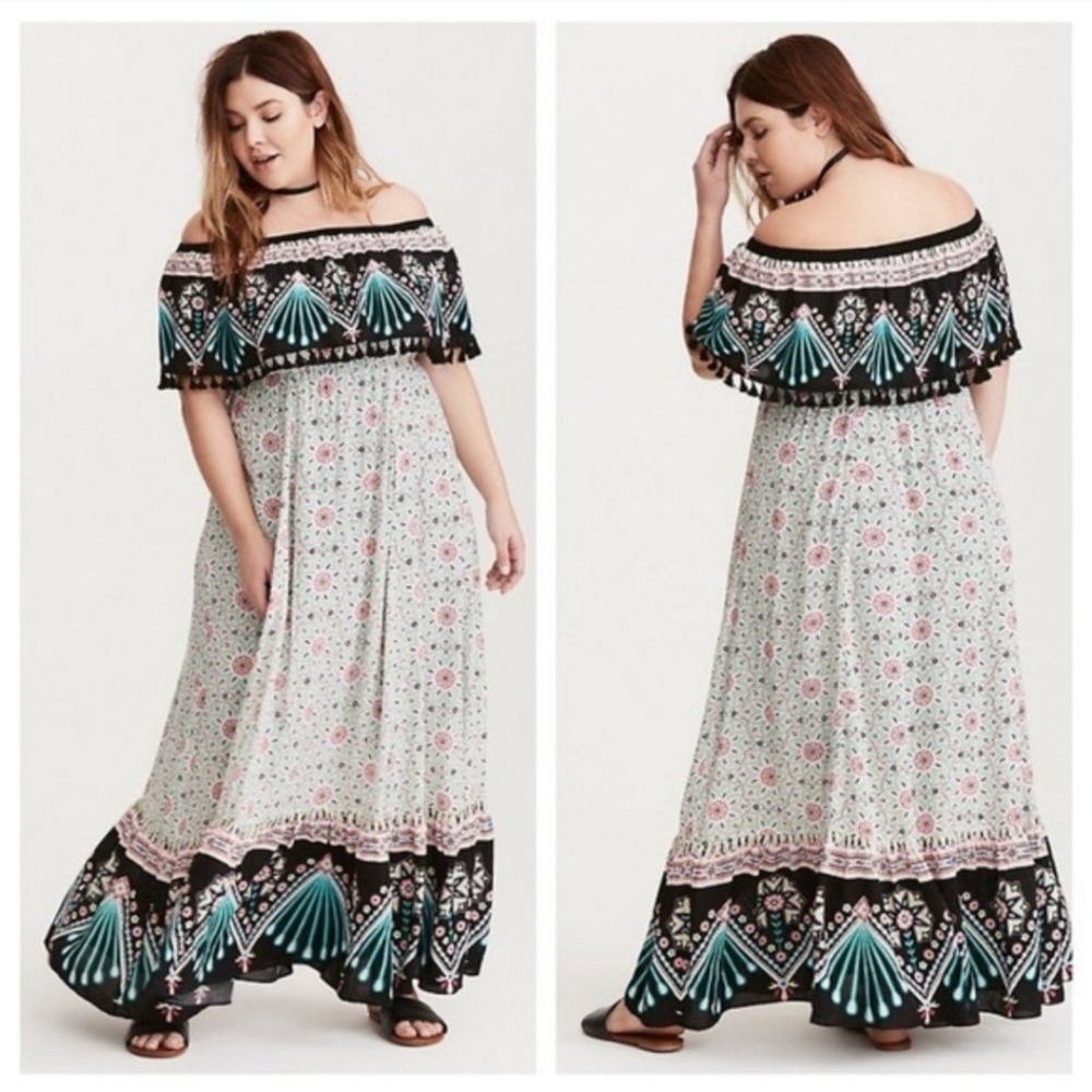 Torrid Insider Collection Off- Shoulder Dress